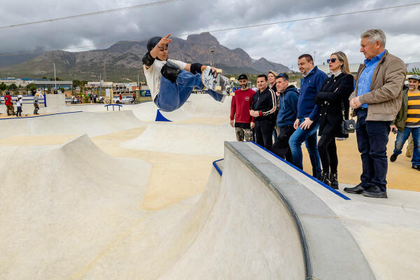El nuevo Skate Park de La Nucía entra en funcionamiento 